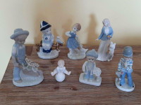 Lot de figurines en porcelaine vintage
