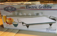 1500 watt Electric Griddle