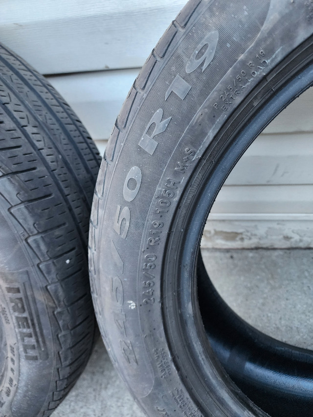 4 Pirelli Cinturato 245/50R19 All Weather Tires in Tires & Rims in Edmonton - Image 4