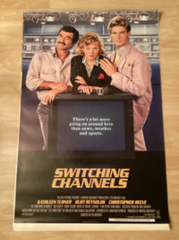 2 Original 27x40” nice posters from the movie SWITCHING CHANNELS