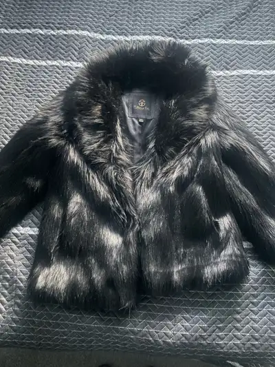 "Furious Fur" Brand Faux Fur Coat, View more