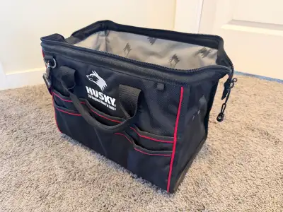 Husky 18-inch Large Mouth Tool Bag with Tool Wall, View more