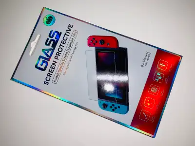 NINTENDO SWITCH OLED-SCREEN GLSSS PROTECTOR (NEUF/NEW) (C006), View more