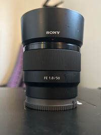 Sony SEL 50 mm f/1.8 lens