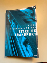 Titre de transport (poche) - Alice Michaud-Lapointe
