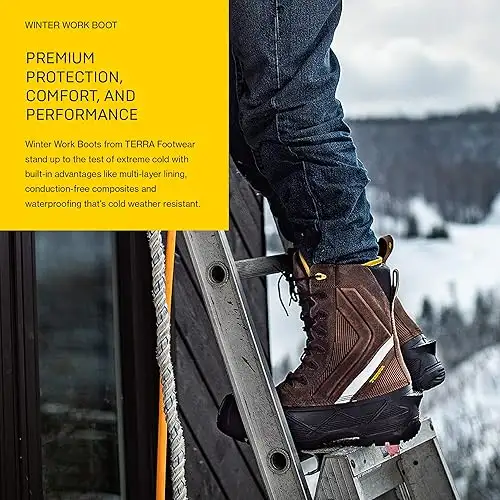 New Terra Crossbow Composite Toe Waterproof Winter Safety Boots. in Men's Shoes in Mississauga / Peel Region - Image 7