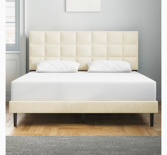 New Queen bed frame in Beds & Mattresses in Burnaby/New Westminster