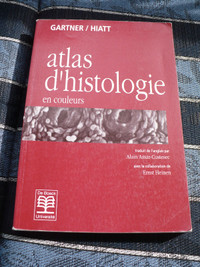 ATLAS D'HISTOLOGIE EN COULEURS(VINTAGE 1992 - GARTNER/HIATT ) )