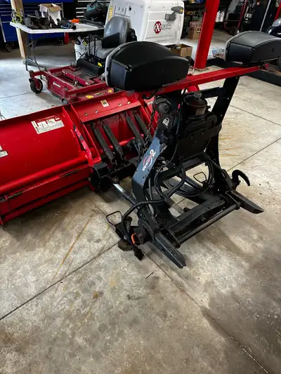 8-10 ft works great , has new cutting edges. Price is for plow only. $6999