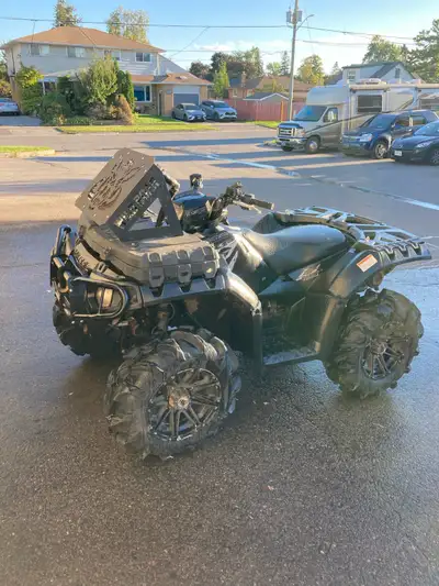 For sale or trade (16-17’bowrider) my 2009 Polaris Sportsman 850 XP, a powerful all-terrain vehicle...