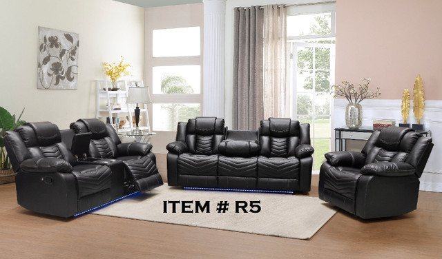 LUXURY RECLINER SET - ROCKING CHAIR + CUP HOLDERS- NO TAX!!! in Chairs & Recliners in City of Toronto - Image 4