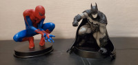 Batman  & Spider-Man statue