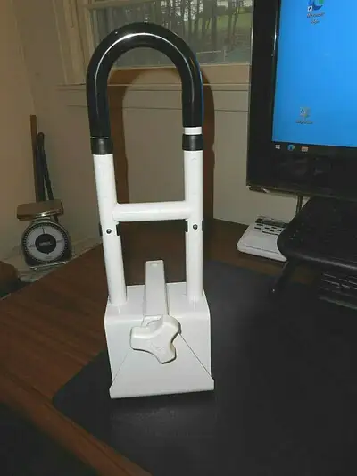 Drive Medical RTL12036-ADJ Adjustable Height Clamp-on Tub Safety, View more
