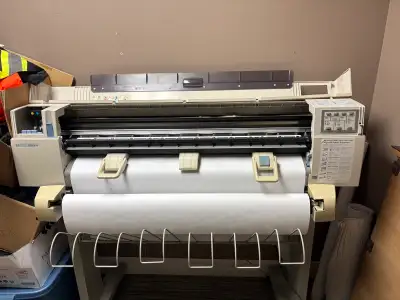 HP DesignJet 430 Large-Format Plotter Printer – 24”, View more