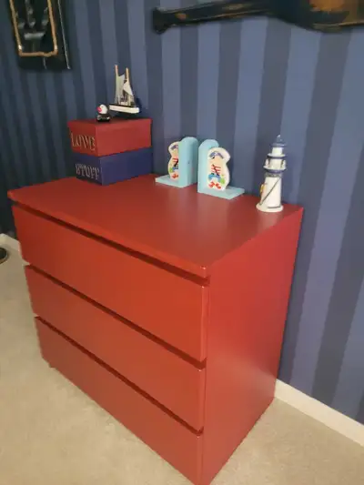 ikea red dresser ( Delivery Is Available) for Sale in Los Angeles, CA ikea cabinet red in Buy