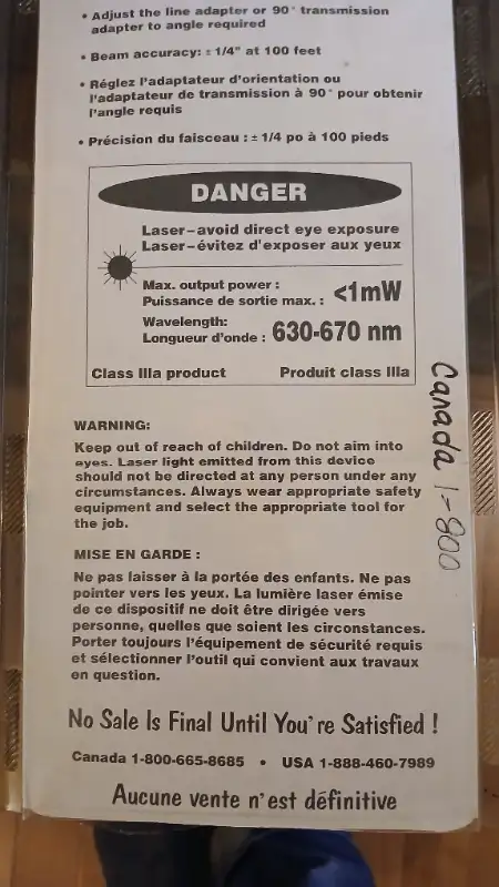 18" Aluminium Laser Level in Hand Tools in Ottawa - Image 11
