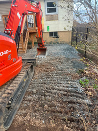 Excavation landscaping  sod installation 