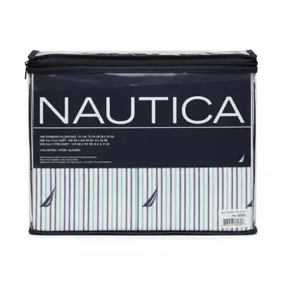 Nautica Bed Sheet 4pc Set Double Size, View more