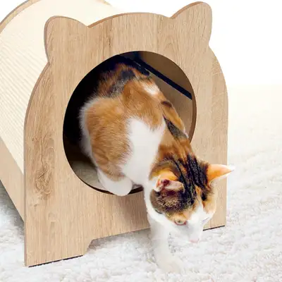 Meet the Catit Vesper Minou, our stylish bench scratcher and hideout in one. It is a cozy and stylis...