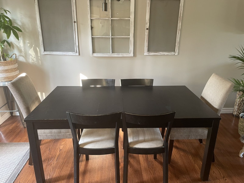 IKEA Extendable Dining Table with Chairs Dining Tables & Sets