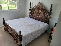 King size bed and mattress