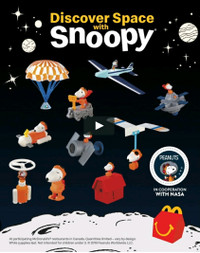 Snoopy NASA 2019 McDonald's Happy Meal Toys