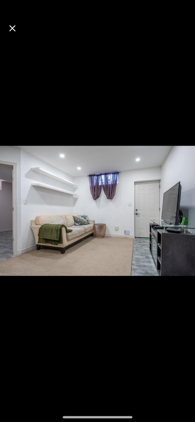 1 Bedroom Basement apartment Long Term Rentals Kitchener / Waterloo