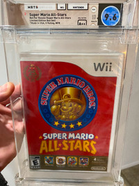 Nintendo Super Mario all stars wata graded 9.6 A++