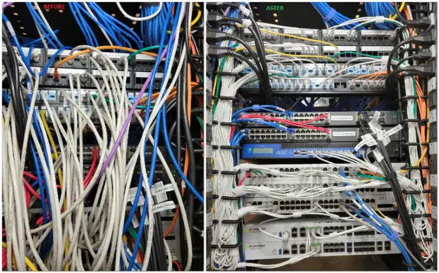 Rack / Network / Server Rooms Cable Cleanup - GTA64840199213443125