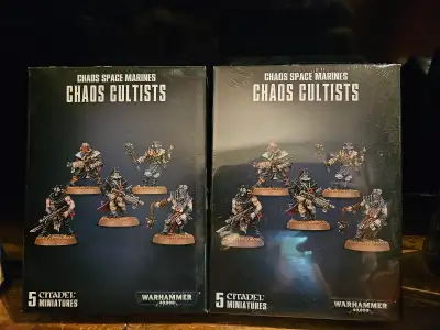 Warhammer 40K Chaos Cultists, View more