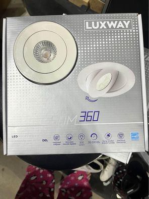 LUXWAY Slim 360 LED recessed Fixture-2 Boxes in General Electronics in Saskatoon