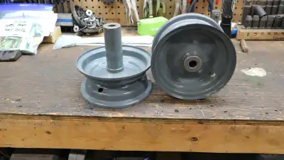 Have for sale a set of rims off a small trailer. Excellent shape. They are the rim only, no tire or...