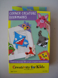 Corner Creature Bookmarks Craft Set