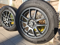 16in Rims 4x114.3 (4x4.5) with Continental True contact tires