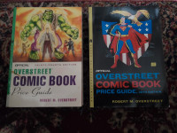 2 Overstreet comic book price guides