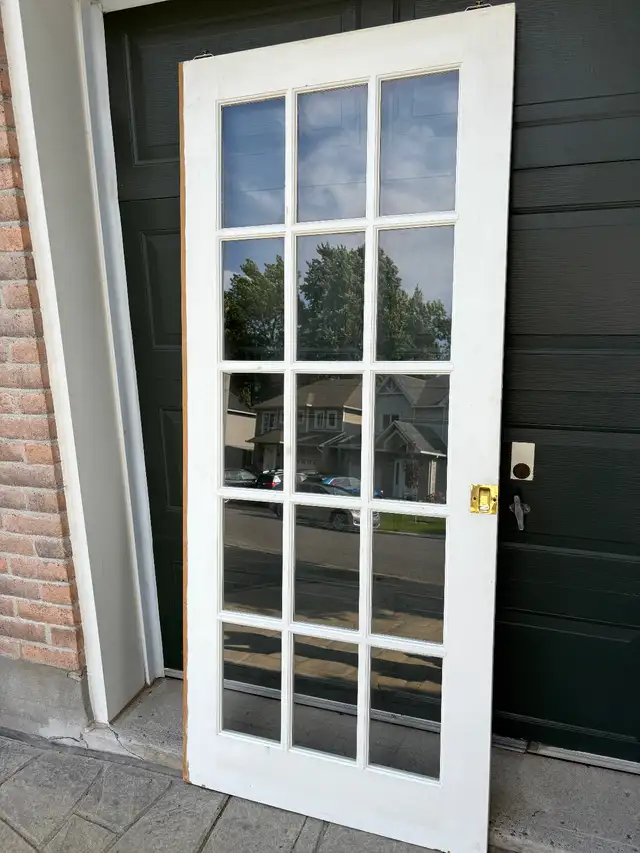 34” Porte française coulissante vitrées / Pocket French door in Windows, Doors & Trim in City of Montréal - Image 2