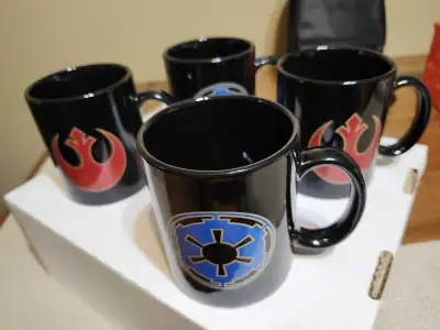 Set of 4 Star Wars coffee mugs , View more