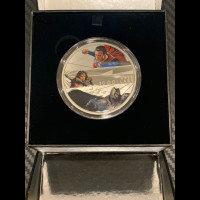 2016 2oz Silver Proof Superman VS Batman 99.99 Coin