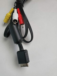 AV to RCA Cable for Sony Playstation PS2 PS3 and PSX
