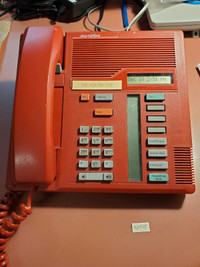 M7208 Red Nortel Meridian phone