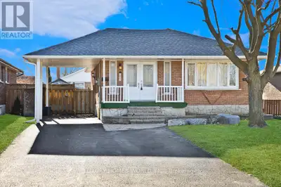 Three-bedroom house is available for rent in Oshawa.