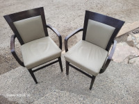 8 (Eight) Adria Kitchen Chairs ‘Michelle Arm’ L16” x Wdh18” x H3