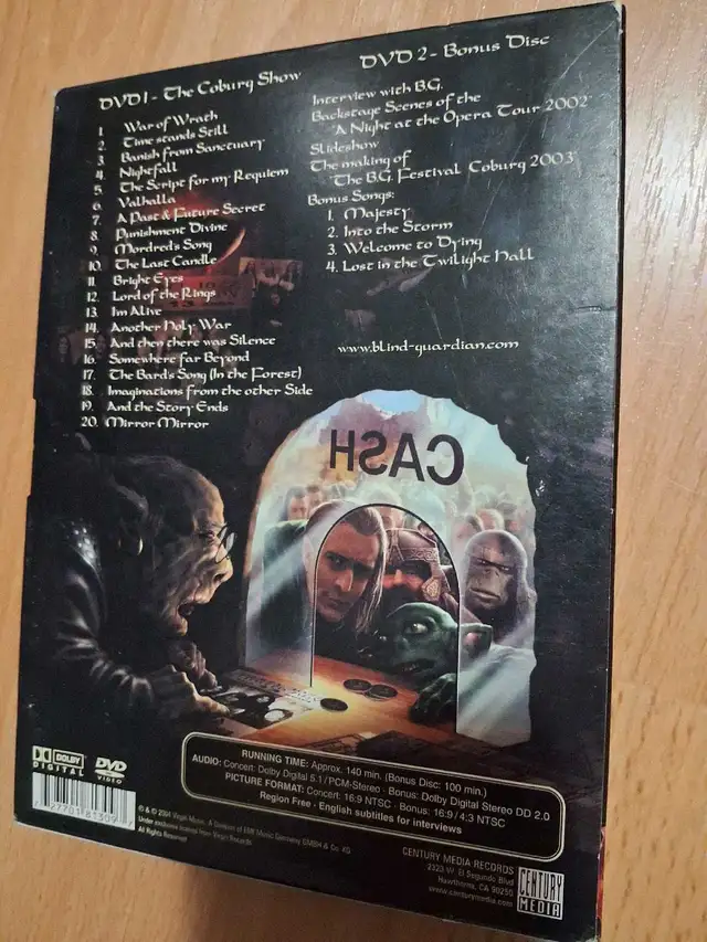 BLIND GUARDIAN: IMAGINATIONS THROUGH THE LOOKING GLASS in CDs, DVDs & Blu-ray in Barrie - Image 3