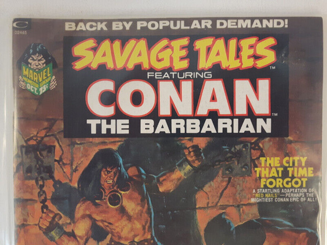 Savage Tales Featuring Conan the Barbarian  #2 1971 in Comics & Graphic Novels in Kitchener / Waterloo - Image 2