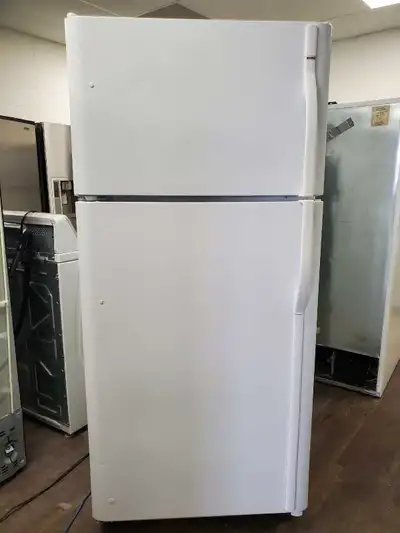 White Kenmore fridge (30" wide), 6 months warranty, View more