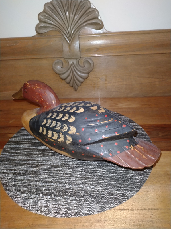 *shipping* Hand painted wooden duck carving in Arts & Collectibles in Ottawa - Image 3