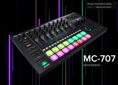 Roland MC-707 GROOVEBOX, View more