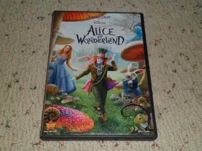 Alice in Wonderland Johnny Depp Disney DVD, View more