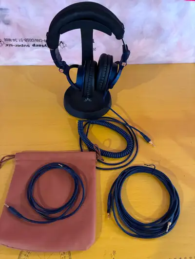 Audio-Technica ATH-M50X headphones, View more