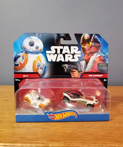 Star Wars Hot Wheels Character Car BB-8 & Poe Dameron - NEW, View more